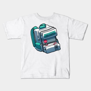 STICKER GAME BAG ARCADE MACHINE Kids T-Shirt